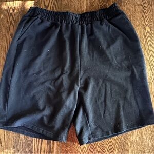 Diablong Women’s Black Jersey Shorts ~ Size Large